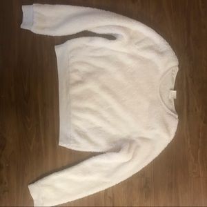 A&F Fuzzy Wuzzy Cotton Candy Soft Sweatshirt